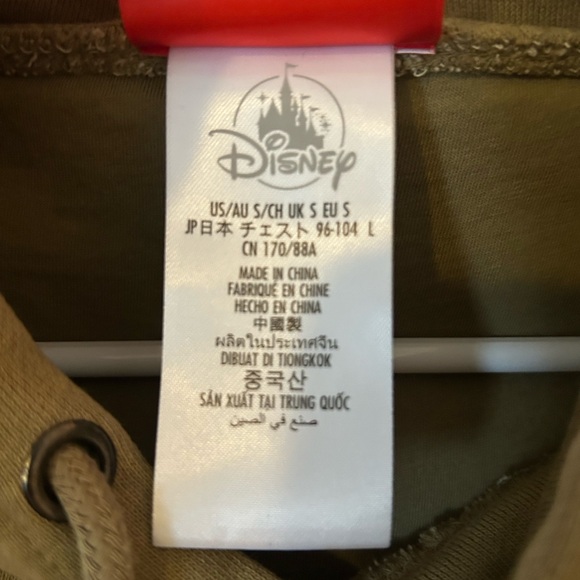 Disney Lion King Olive Green Graphic Hoodie Pullover - Picture 4 of 7